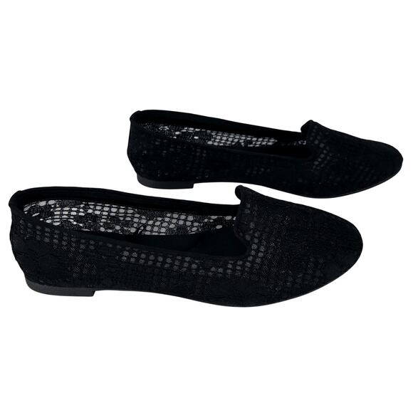 SEYCHELLES WOMEN'S BLACK MEMORY FOAM SEE-THRU MESH UPPER FLATS – SIZE 9W - Picture 1 of 12